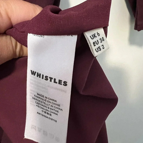 WHISTLES Izzey Bodycon Dress size 2 - Picture 6 of 8